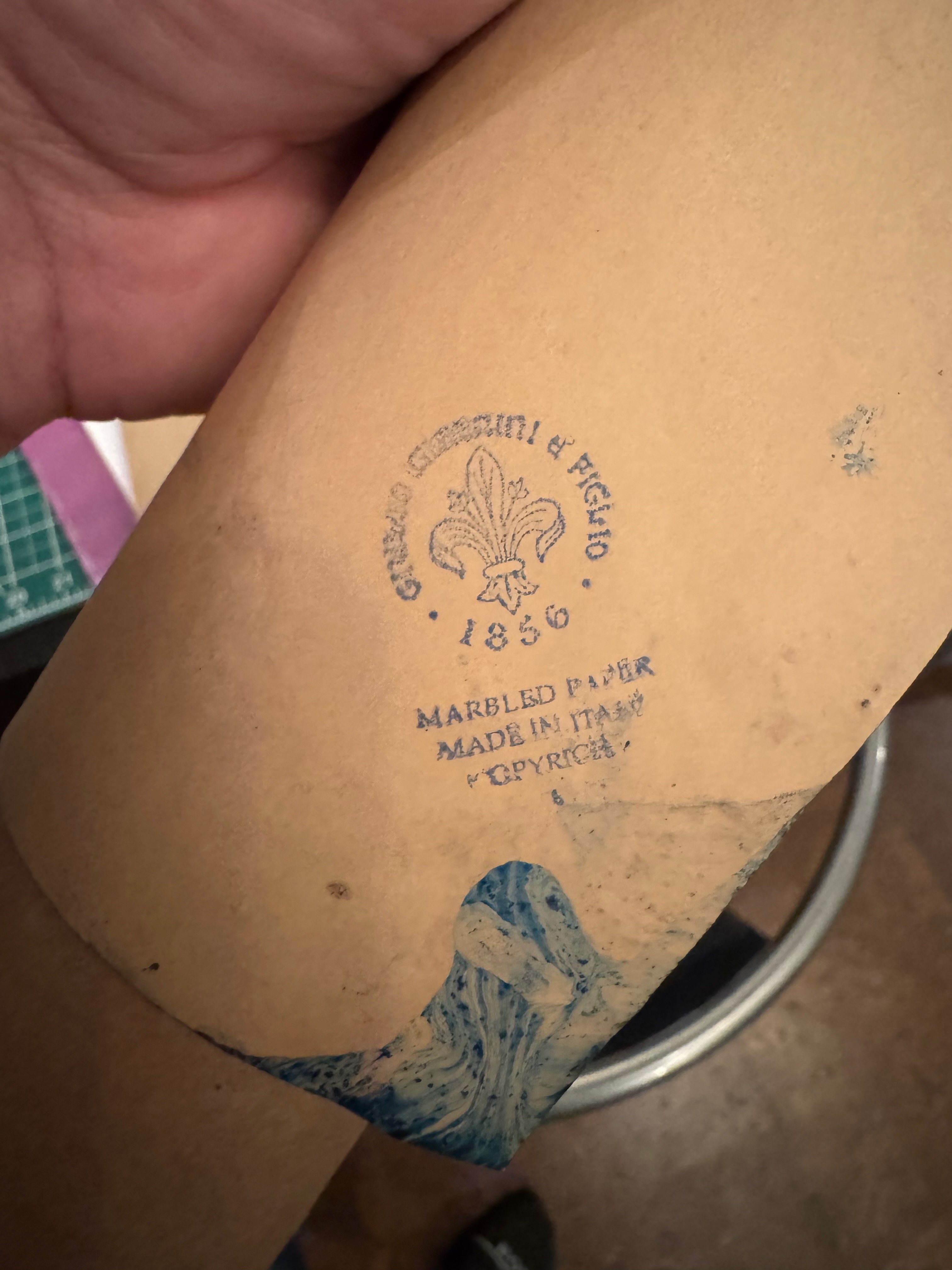 Paper maker's mark