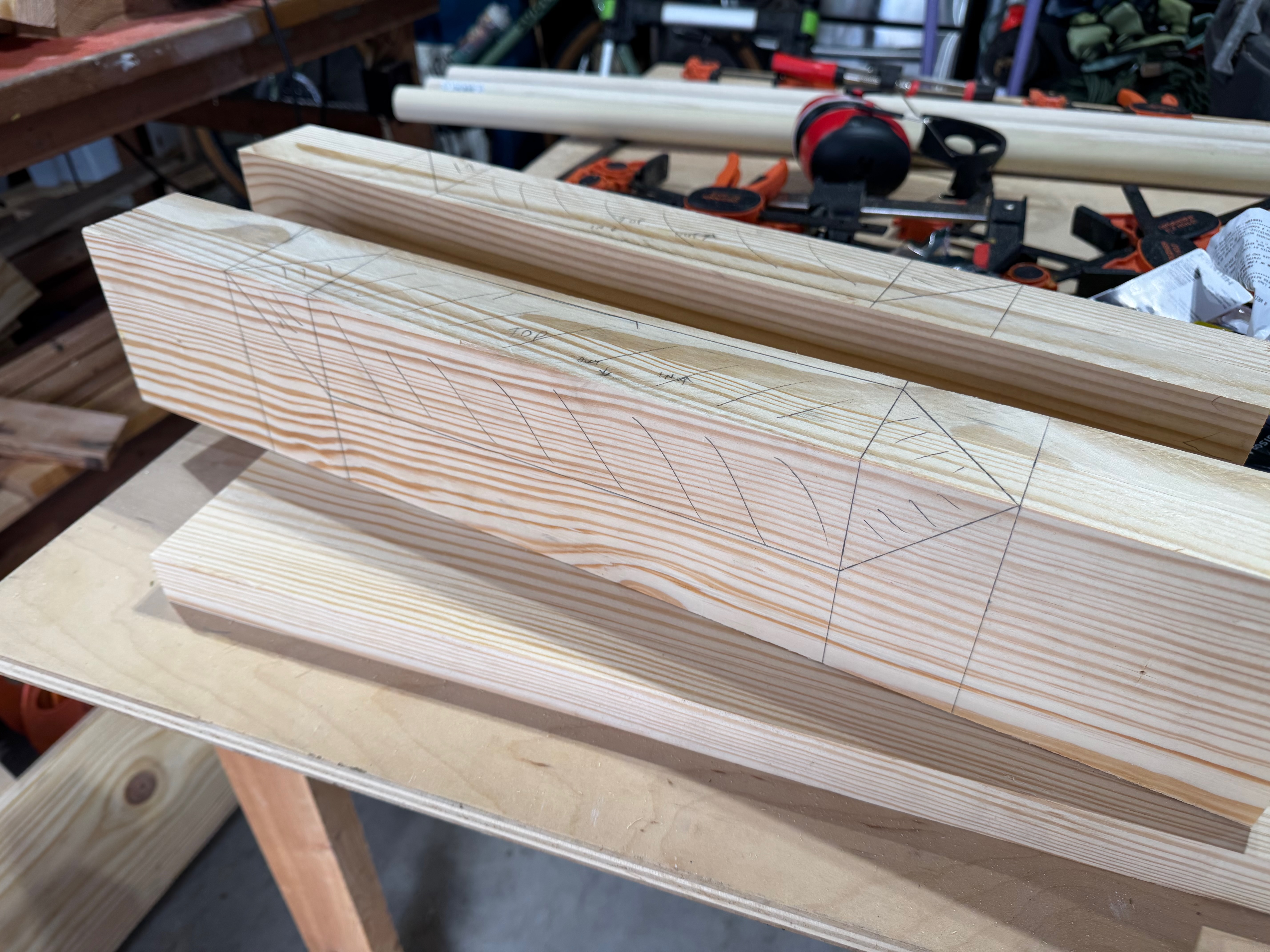 Laying out cut lines