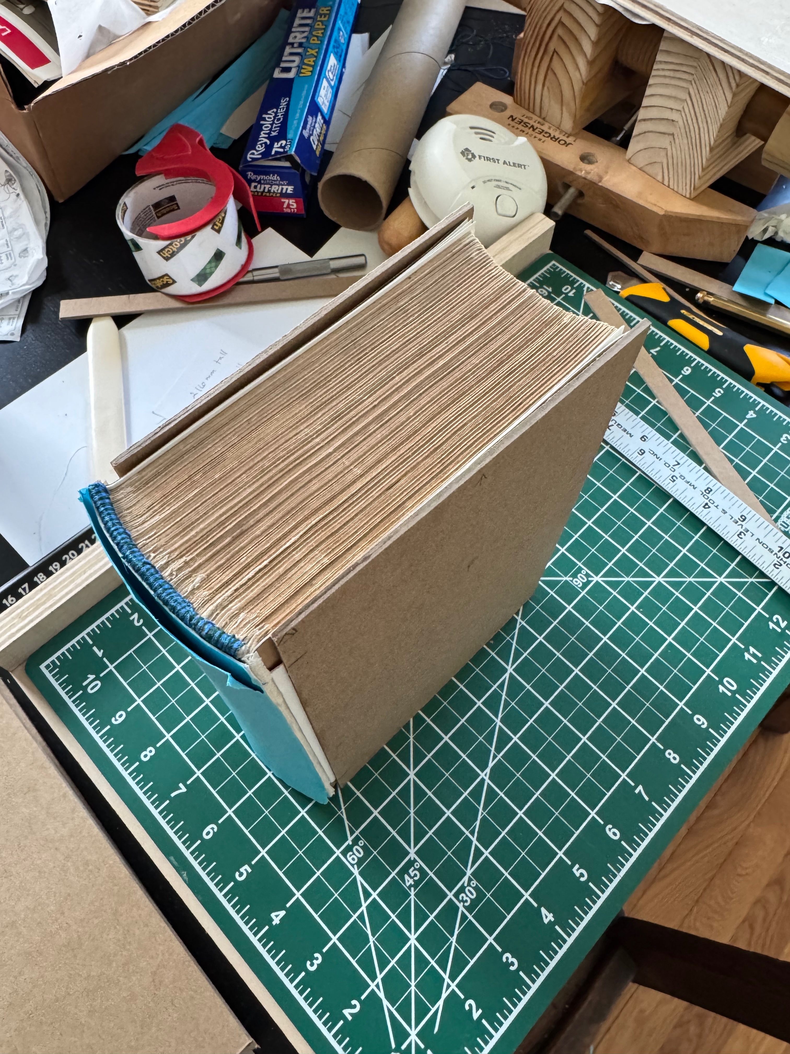 Cover boards cut to width